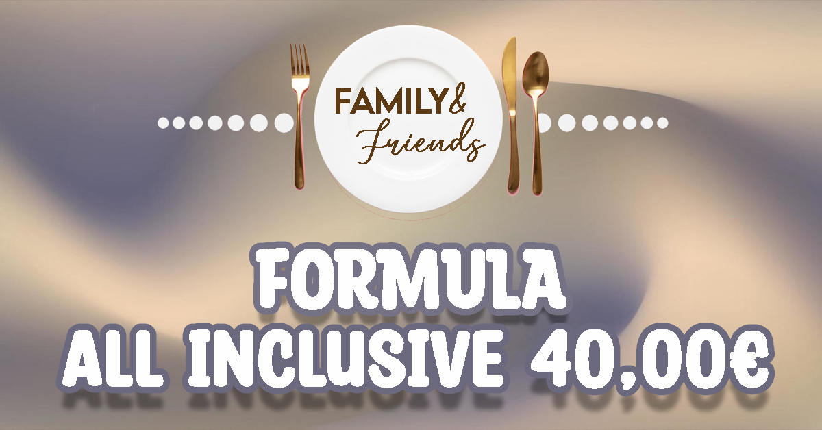 MENU' ALL INCLUSIVE GENNAIO/FEBBRAIO