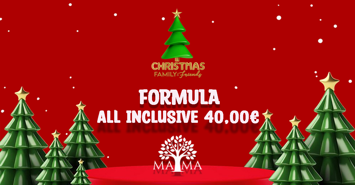 MENU' ALL INCLUSIVE CHRISTMAS